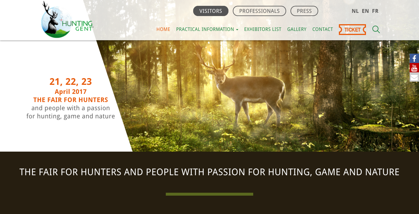 Capture d'écran de hunting expo